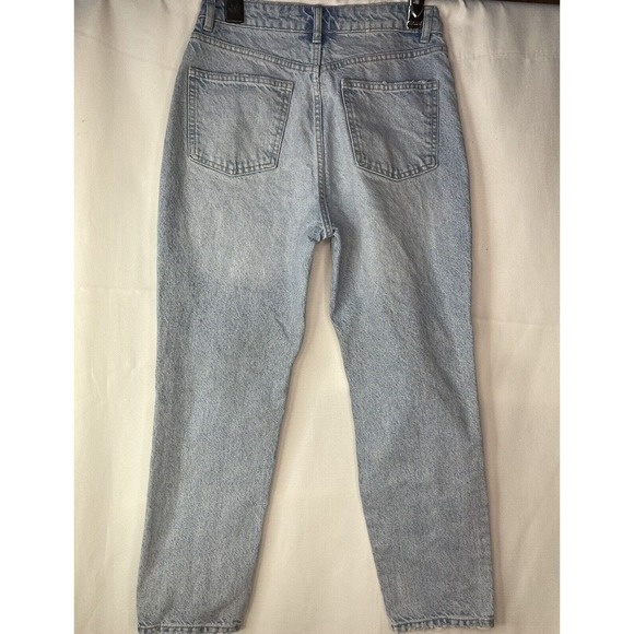 Zara high waisted ripped wide leg baggy jeans size 8 90s - Picture 7 of 7